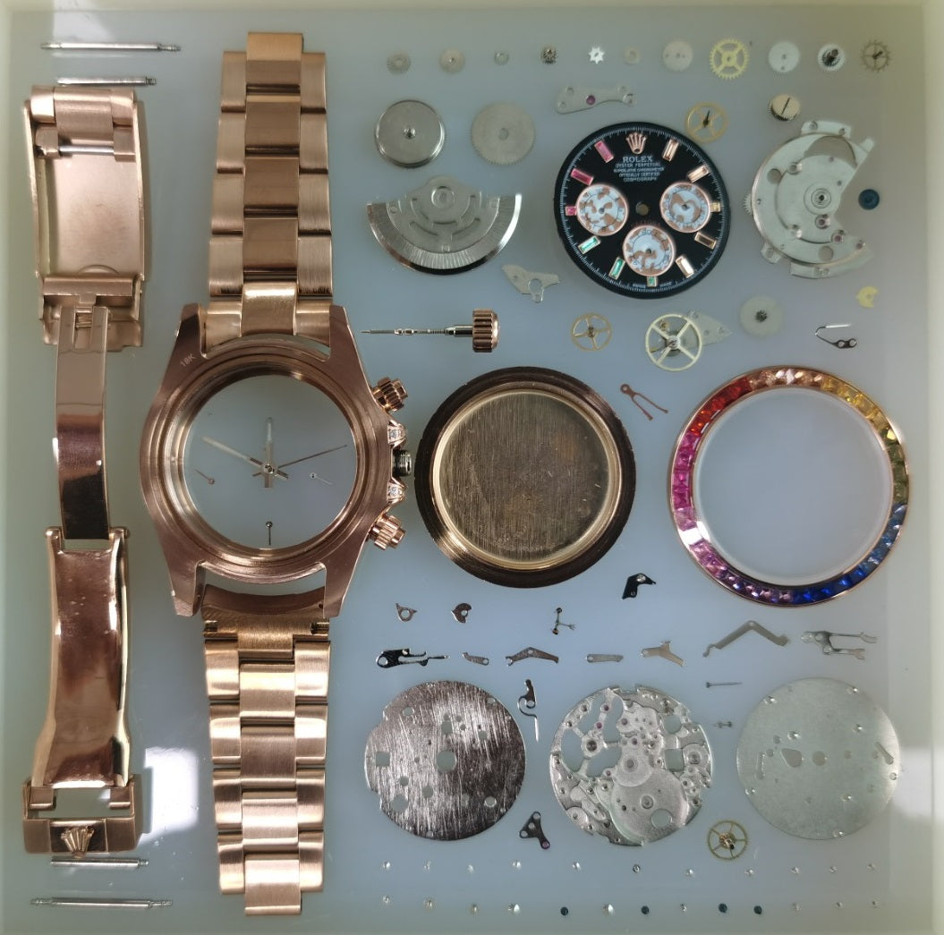 Horology Square™, 3D Deconstruction Watch Resin Sculpture